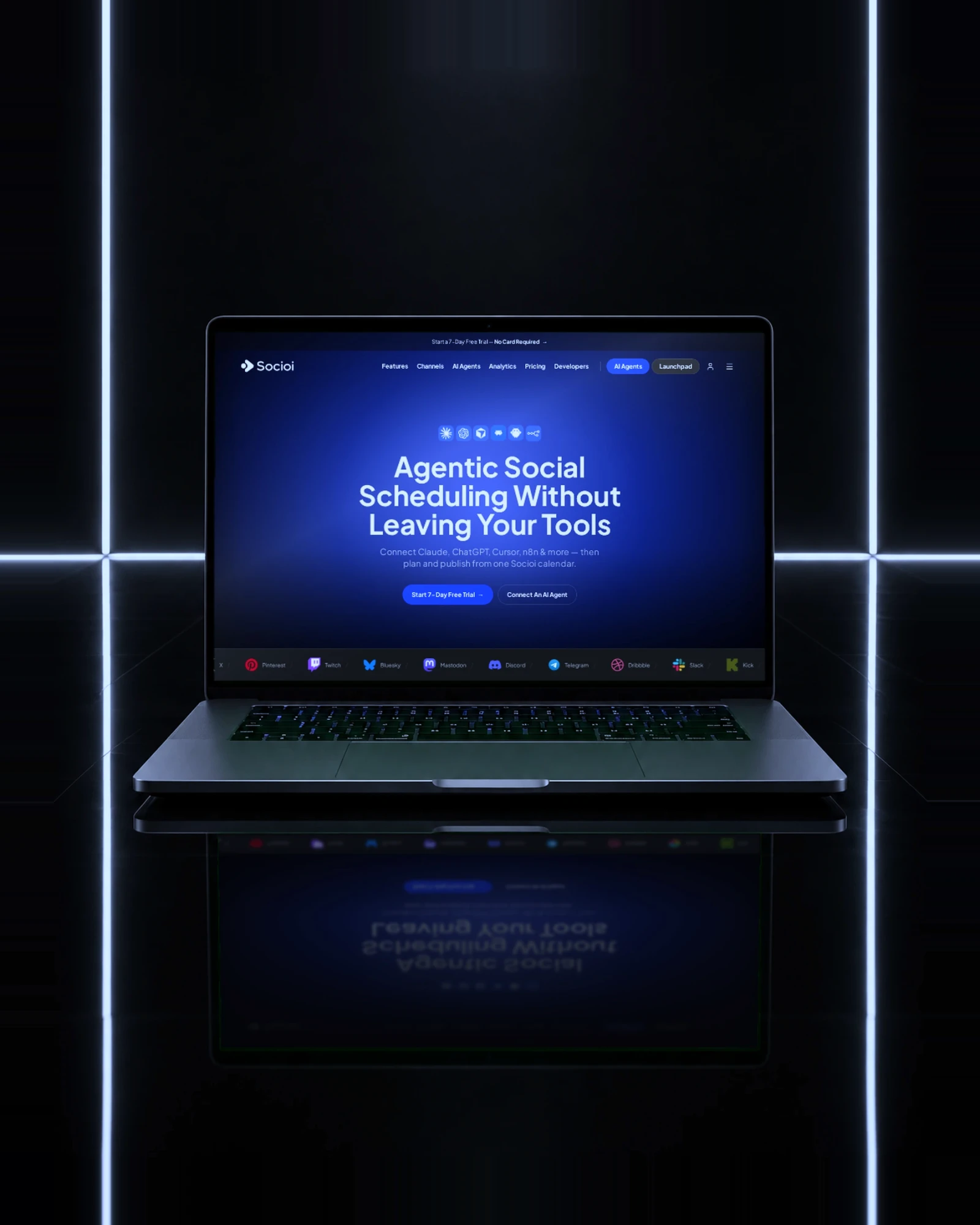 Socioi — Agentic Social Scheduling, Built by ZarLabs